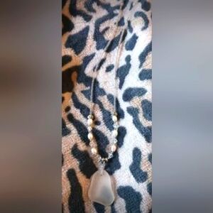 Vintage sea glass necklace